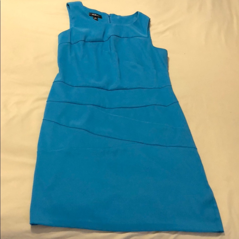 Flattering AGB size 12 beautiful blue dress